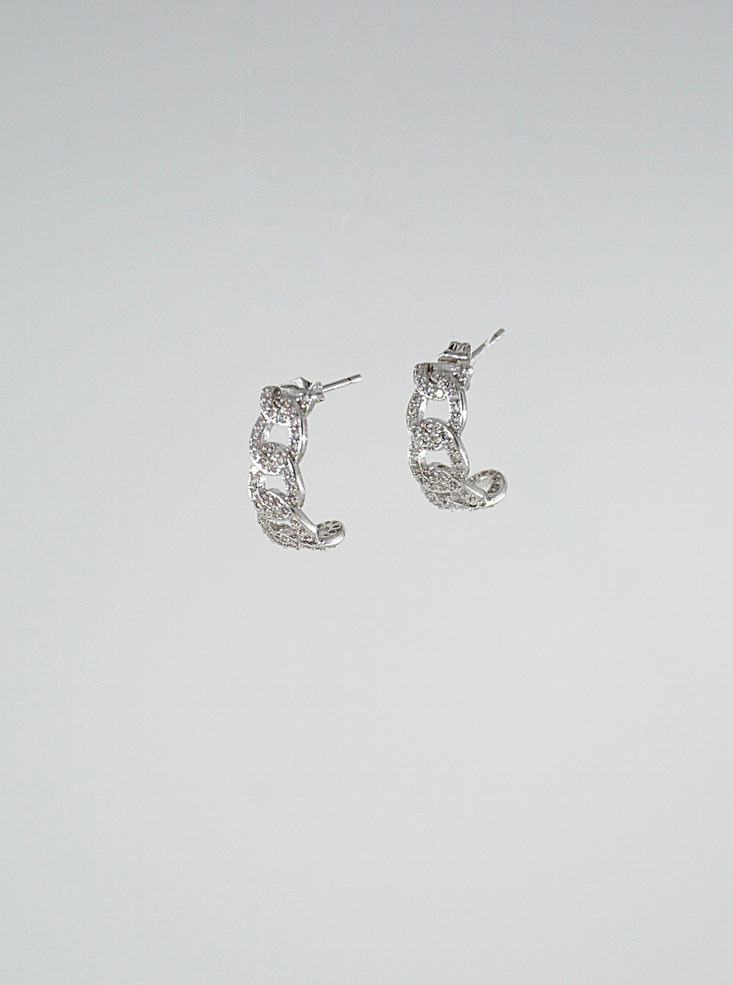 Mexican Hoop Øredobb Sølv