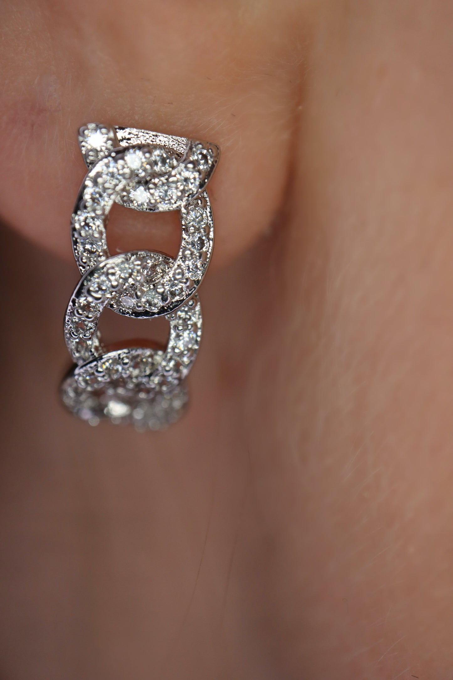 Mexican Hoop Øredobb Sølv