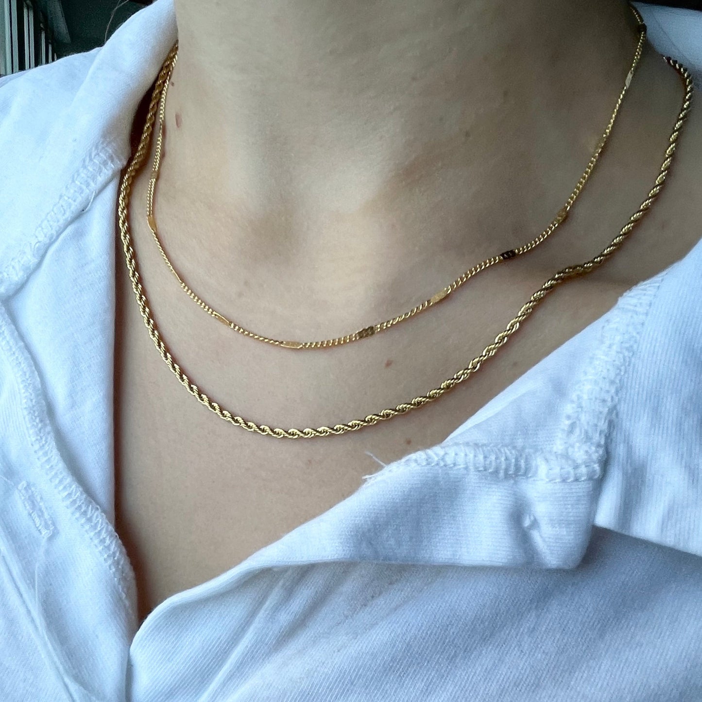 Tinidad Halskjede Gull minimalistisk smykke