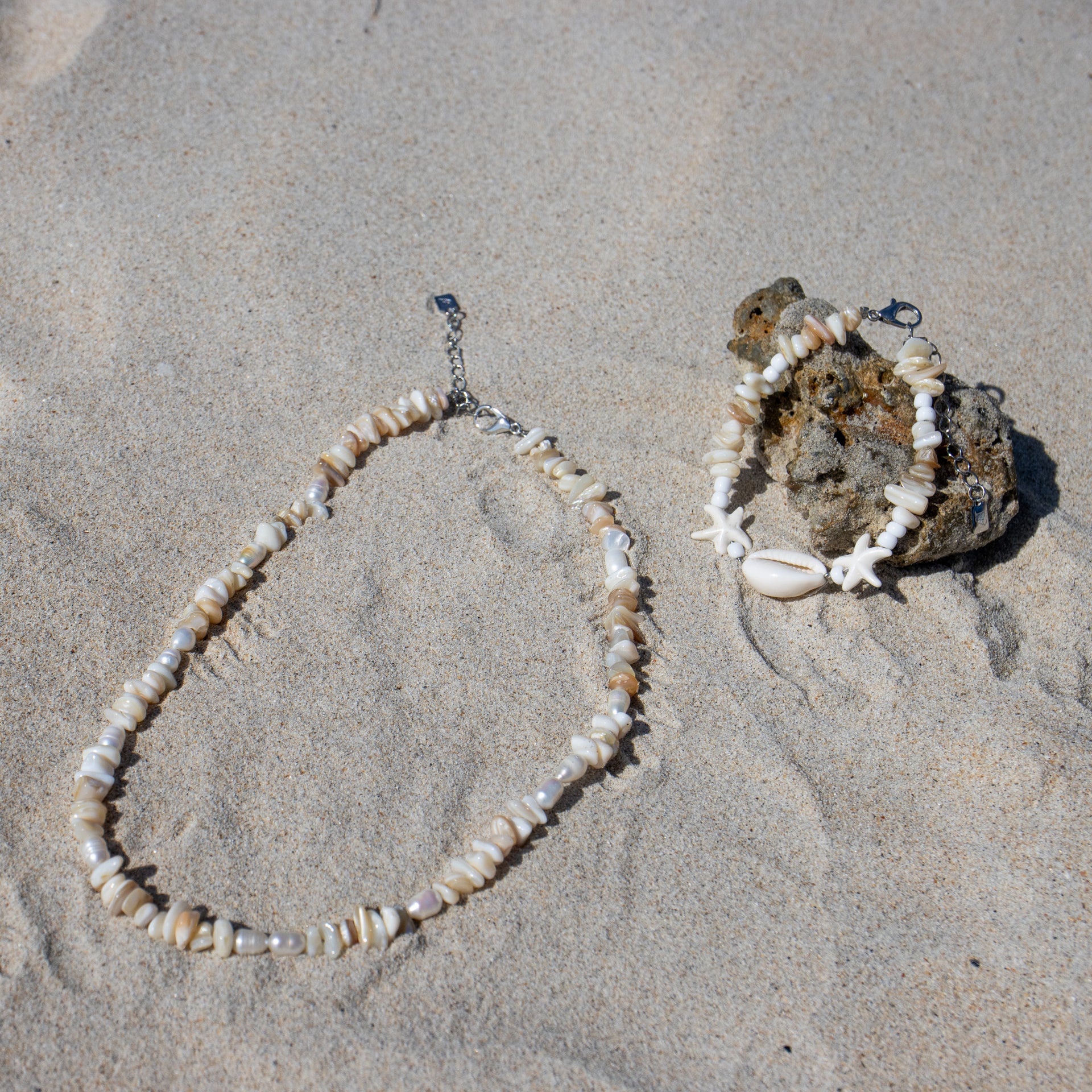 Sea Shell - Halskjede og Armbånd